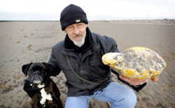 Ken Wilman e il suo cane Madge