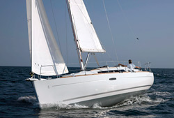 L'Oceanis 34 in navigazione
