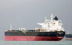 Un'immagine della Savina Caylyn, catturata dai pirati nel'Oceano Indiano