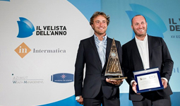 Lorenzo Bressani e Max Sirena premiati al Velista dell'Anno 2011
