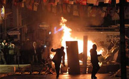 Istanbul durante i disordini per la morte di Berkin Elvan