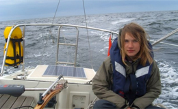 Laura Dekker in navigazione