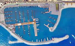 Marina di Loano, la planimetria