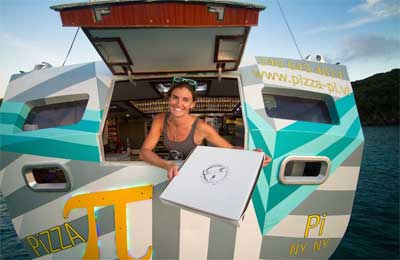 Virgin Islands, la prima Pizza Boat