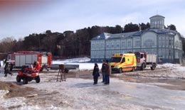 I soccorsi sulla spiaggia di Vakarbulli
