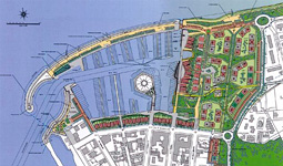 Il disegno del nuovo porto di Pisa
