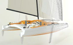Il Max Cat 48, disegnato da Paolo Portinari