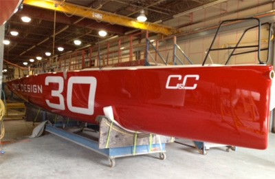 Il nuovo C&C 30 va in acqua