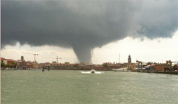 Tromba d'aria a Venezia