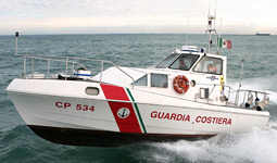 Condizioni difficili ieri al largo di Ravenna