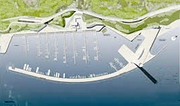 Il nuovo disegno per il porto della Margonara