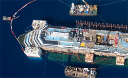 Ultimo giorno della Costa Concordia al Giglio