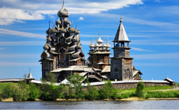 La cattedrale in legno di Kizhi