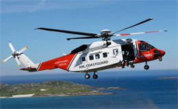 Elicottero di soccorso della US Coast Guard