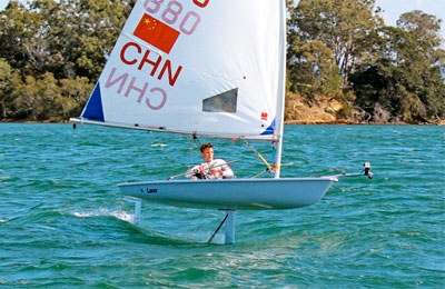 Il Laser con il foil