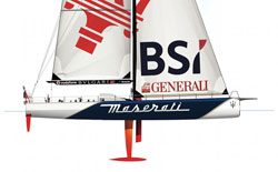 Maserati, la barca per la nuova sfida di Giovanni Soldini