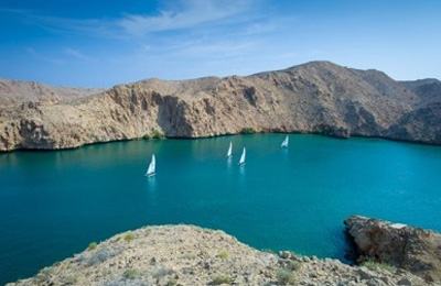 Oman in Hobie cat