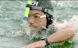Benoît Lecomte, il Pacifico a nuoto