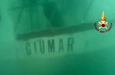 L'uomo ritrovato è, probabilmente, un membro dell'equipaggio del Giumar
