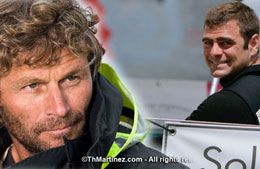 Bernard Stamm e Damien Guillou