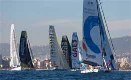 La partenza delle 3° edizione della Barcelona World Race