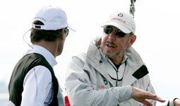 Larry Ellison con Russell Coutts
