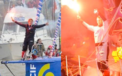 Gabart e le Cléac'h tagliano il traguardo della Vendée Globe