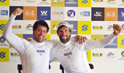La gioia di Iain Percy e Andrew Simpson