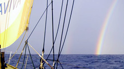 L'arcobaleno, visto dall'Open 60 di Dee Caffari