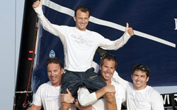 I festeggiamenti di Groupe Rothschild per la vittoria in Oman