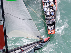 Incontri ravvicinati tra Bmw Oracle e Team Origin