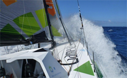 Gamesa di Mike Golding, bolina in Atlantico