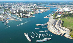 Lorient dall'alto