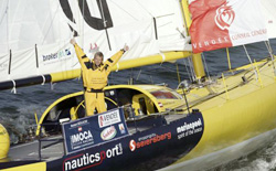 Norbert Sedlaceck, ultimo arrivato di questa sesta edizione della Vendèe Globe