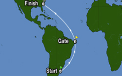 Global Ocean Race, il percorso della IV tappa