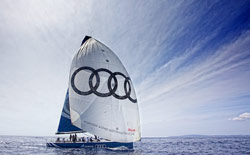 Audi Azzurra in regata nelle acque di Palma di Maiorca