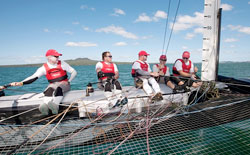 Il team di Artemis si allena sul nuovo AC 45
