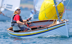 Paola Randazzo durante le regate di Dinghy 12'