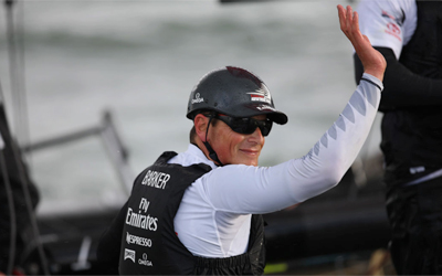 Dean Barker, skipper di Team New Zealand