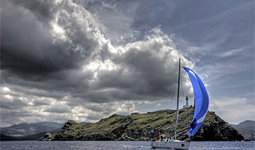 Un partecipante alla Giraglia Rolex Cup