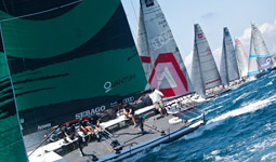 La flotta dei TP 52 con Quantum Racing davanti a tutti