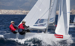 Diego Negri ed Enrico Voltolini, terzi nelle acque olimpiche di Weyemouth