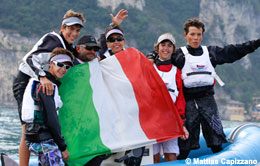 Argento per l'Italia al campionato Mondo a squadre Optimist