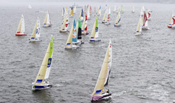 La partenza della Solitaire du Figaro