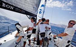 Bribon festeggia la vittoria di Cartagena