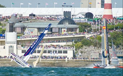 Tanto vento a Plymouth per l'America's Cup World Series