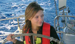 La giovanissima Jessica Watson, 16 anni