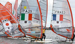 Mondiale Rs:x, Sensini in testa