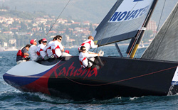 Katusha, la barca russa condotta da Cayard, ha vinto la sessione di match race