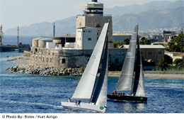 Cantankerous (ITA) e Black Pearl (ITA) passano lo stretto di Messina